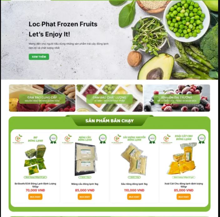 web nông sản