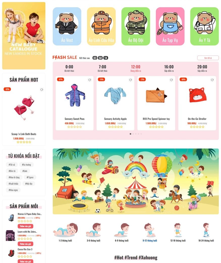 Website quần áo